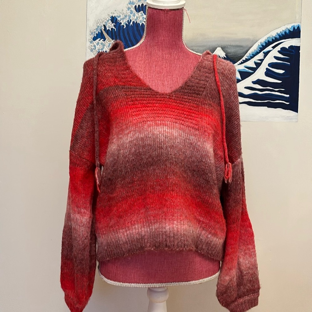 Central Park West Kendrick Red Hoodie size XS